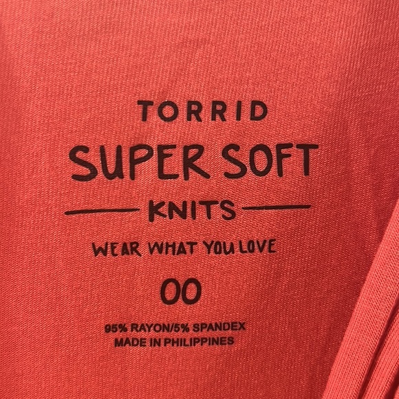 New Torrid Fav Tunic Super Soft Beauty - Picture 4 of 6